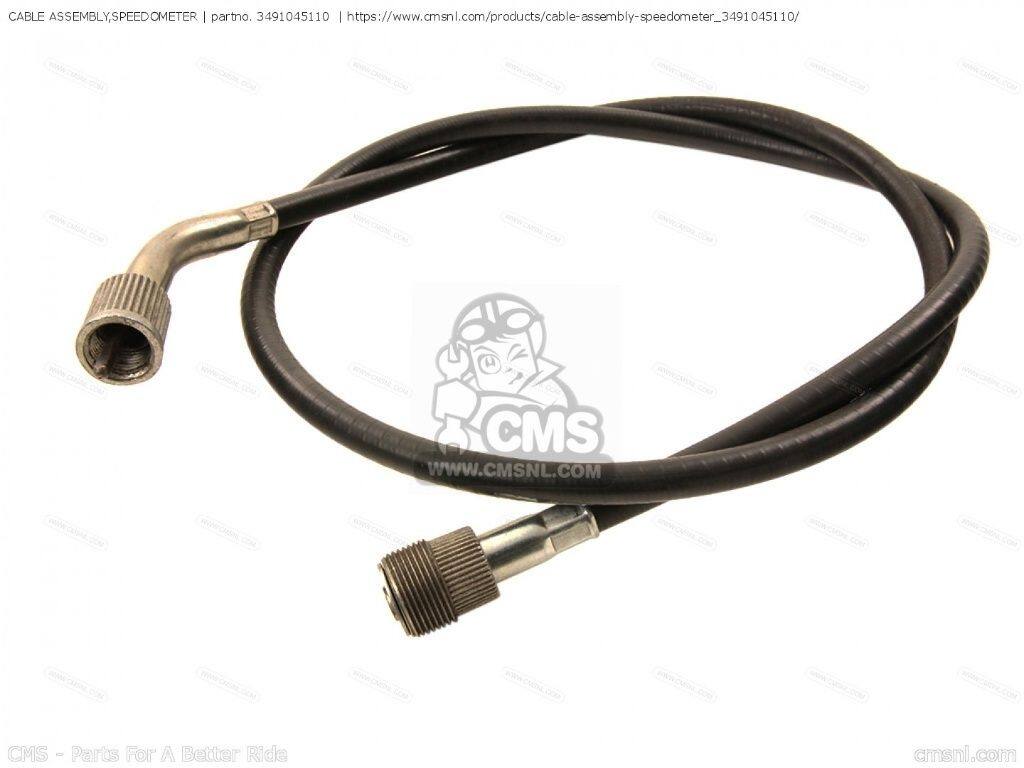 CMS シーエムエス (34910-45115) CABLE ASSEMBLY，SPEEDOMETER［3491045110］ GS450E GS450ET GS450EX GS450EZ GS450ST GS450SX GS850 GS850G SUZUKI スズキ メーターケーブル メーター・インジケーター関係 電装系