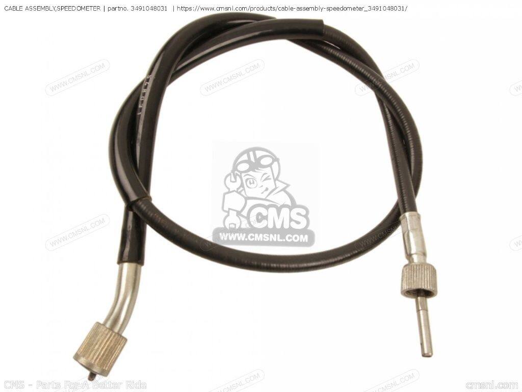 CMS シーエムエス (34910-48991) CABLE ASSEMBLY，SPEEDOMETER［3491048031］ TS125 SUZUKI スズキ メーターケーブル メーター・インジケーター関係 電装系