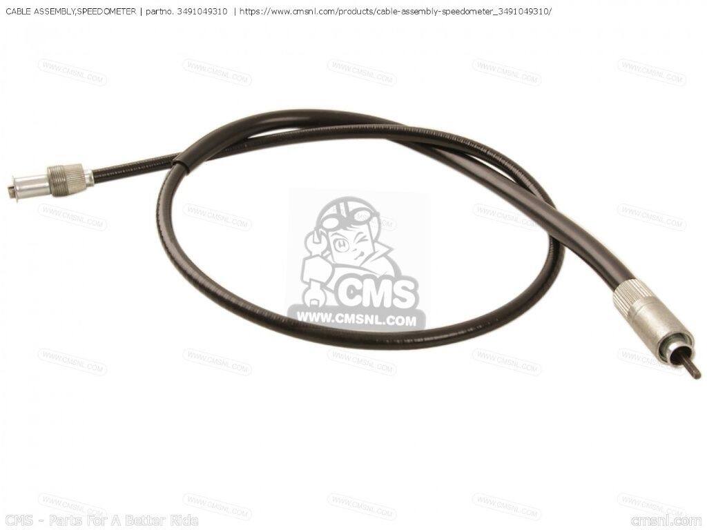 CMS シーエムエス (34910-49312) CABLE ASSEMBLY，SPEEDOMETER［3491049310］ GS1000 GS1100S GSX1000S GSX750S KATANA SUZUKI スズキ メーターケーブル メーター・インジケーター関係 電装系