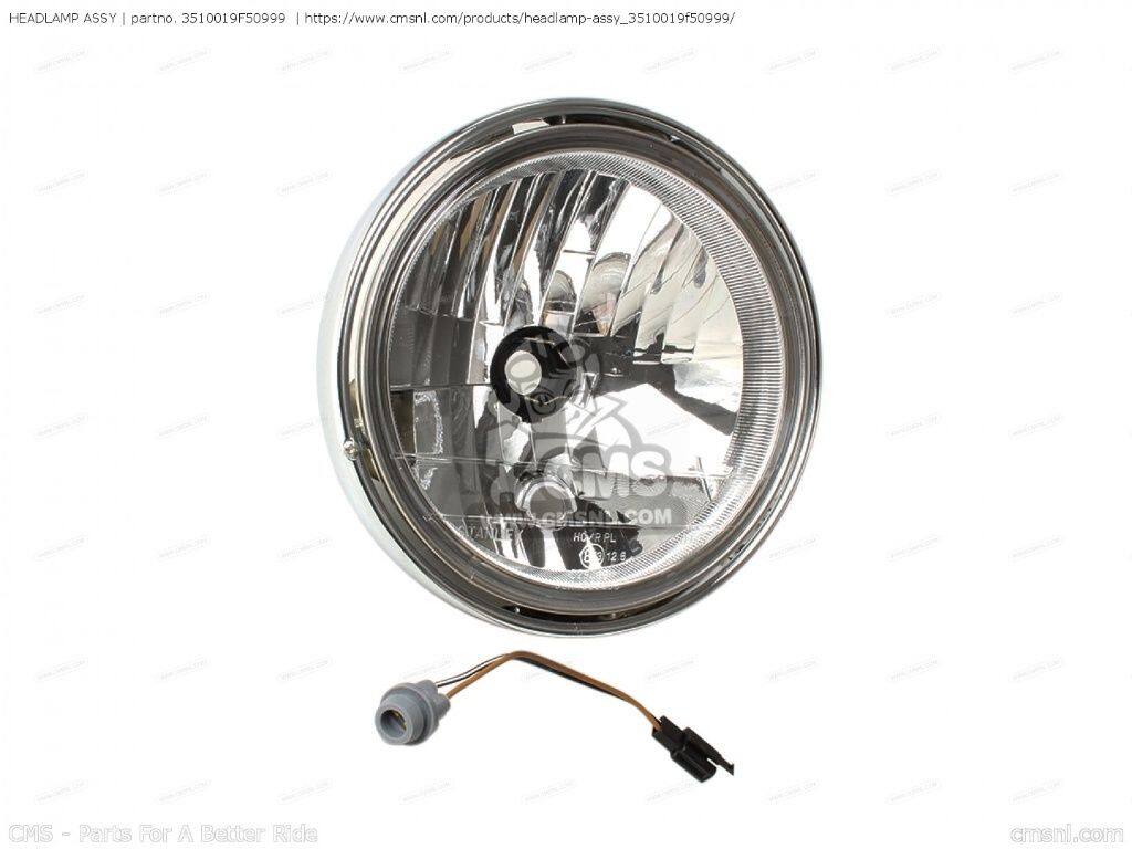 CMS シーエムエス (35100-19F51-999) HEADLAMP ASSY［3510019F50999］ SV650AUA SV650AXA SV650A SV650XA SUZUKI スズキ ヘッドライト 灯火類 電装系