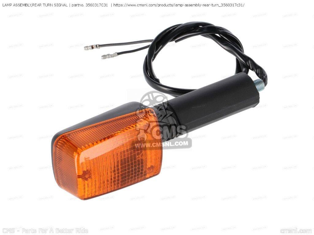 CMS シーエムエス (35603-14D20) LAMP ASSEMBLY，REAR TURN SIGNAL［3560317C31］ DR650RS DR650RSU GSX600F KATANA TS125R SUZUKI スズキ ウインカー 灯火類 電装系