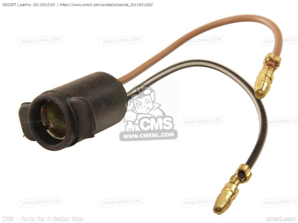 CMS シーエムエス (36118-04A00) SOCKET［3611801D20］ GSF400 GSX1100G SUZUKI スズキ ヘッドライト 灯火類 電装系