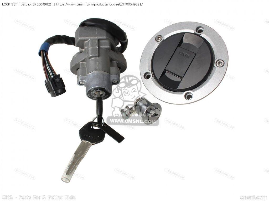 CMS シーエムエス (37000-49822) LOCK SET［3700049821］ GSX650F SUZUKI スズキ ...