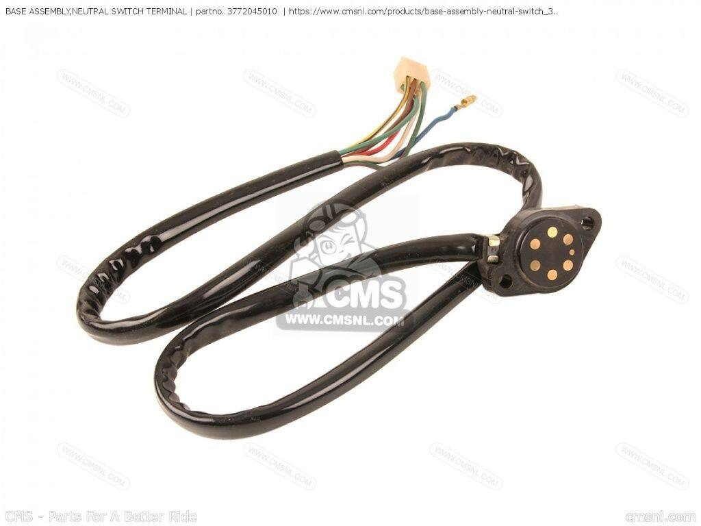 CMS シーエムエス (37720-45100) BASE ASSEMBLY，NEUTRAL SWITCH TERMINAL［3772045010］ GS400 GS400E GS400X GS550 GS550E GS750 GS750B GS750C GS750EC GS750EN GS750N SUZUKI スズキ その他メーター メーター・インジケーター関係 電装系