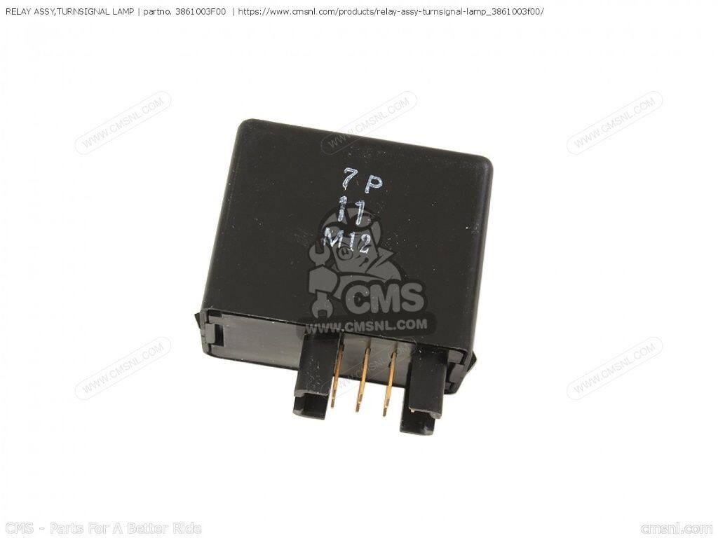 CMS シーエムエス (38610-03F01) RELAY ASSY，TURNSIGNAL LAMP［3861003F00］ SUZUKI スズキ ウインカーリレー 灯火類 電装系