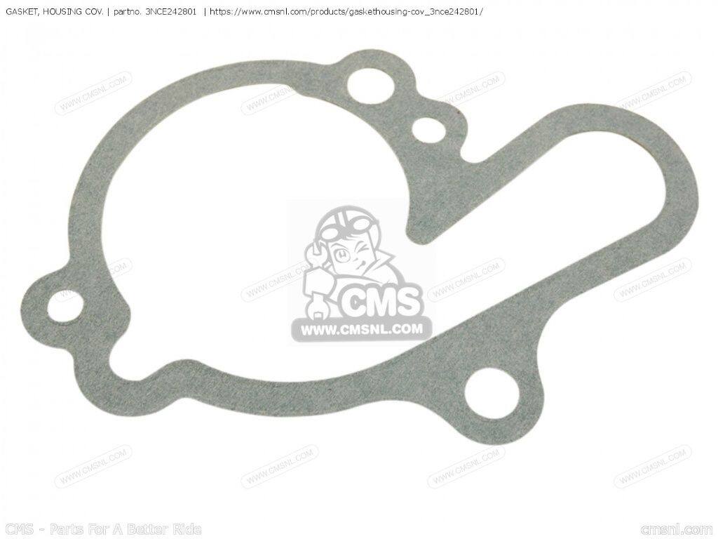 CMS シーエムエス (3NC-E2428-00-00) GASKET， HOUSING COV. (NAS)［3NCE242801］ DT50R DT50RSM TZR50 YAMAHA ヤマハ ガスケット