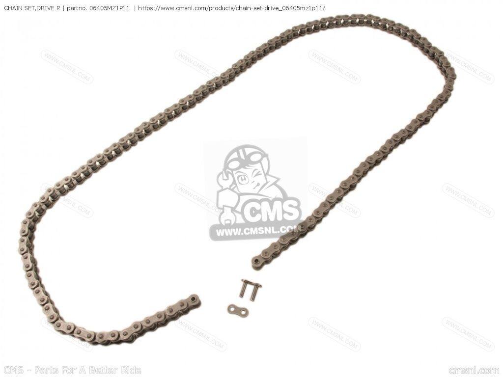 CMS シーエムエス (40540-MZ1-317) CHAIN SET，DRIVE R［06405MZ1P11］ CB900F HORNET CBF1000 CBF1000A VFR800 INTERCEPTOR VFR800A VFR800FI HONDA ホンダ スプロケット・チェーンセット 駆動系