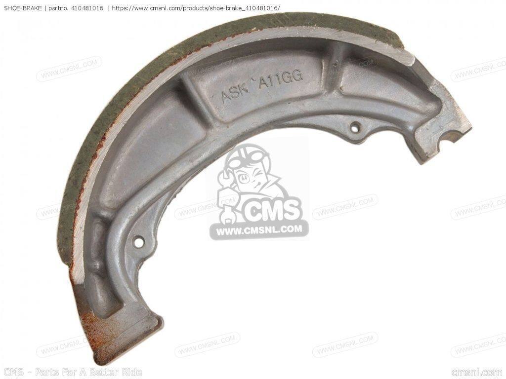 CMS シーエムエス (41048-1076) SHOE-BRAKE (MCA)［410481016］ KDX175-A1 KDX175 ...