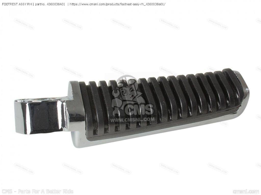 CMS シーエムエス (43600-38A02) FOOTREST ASSY RH［4360038A01］ VS1400GLF VS1400GLP INTRUDER VS600GL VS600GLF VS600GLU VS700GLP VS750GL VS750GLEF VS750GLEP VS750GLF VS750GLP VS800GL SUZUKI スズキ フットペグ ステップ 足回り