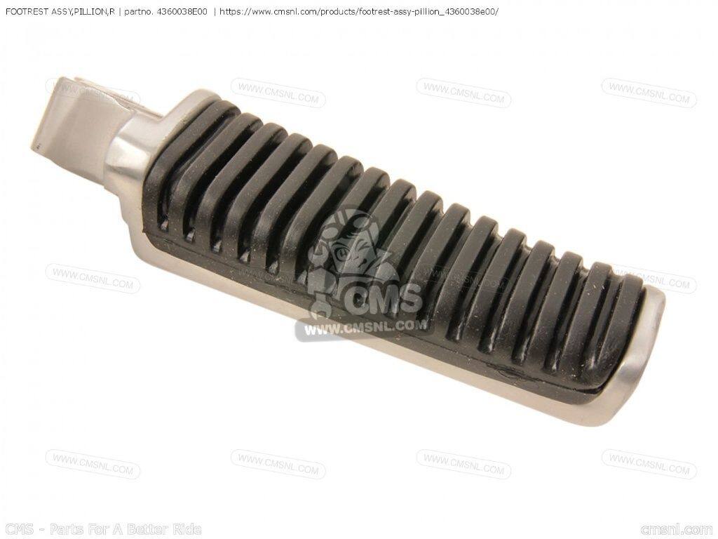 CMS シーエムエス (43600-38E01) FOOTREST ASSY，PILLION，R［4360038E00］ VL1500 BOULEVARD C90 INTRUDER VL1500B VL1500T VS1400 S83 VS1400GLP VS800 S50 VS800GL VZ800 MARAUDER SUZUKI スズキ フットペグ ステップ 足回り