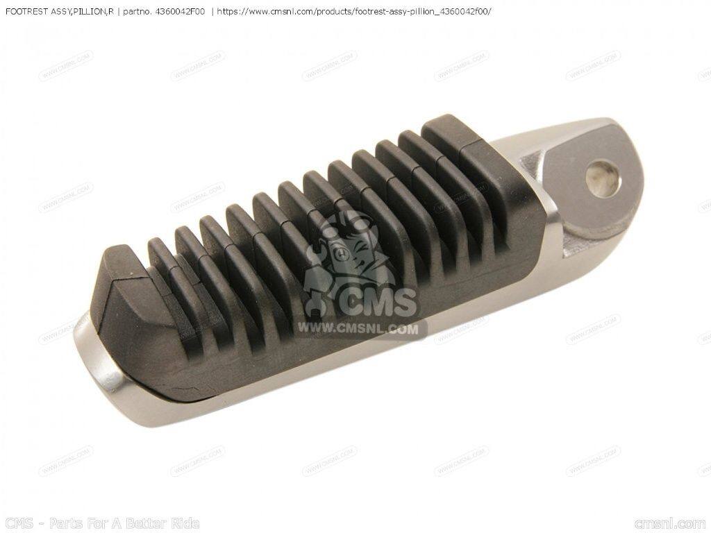 CMS シーエムエス (43600-42F10) FOOTREST ASSY，PILLION，R［4360042F00］ DL1000 VSTROM SUZUKI スズキ フットペグ ステップ 足回り