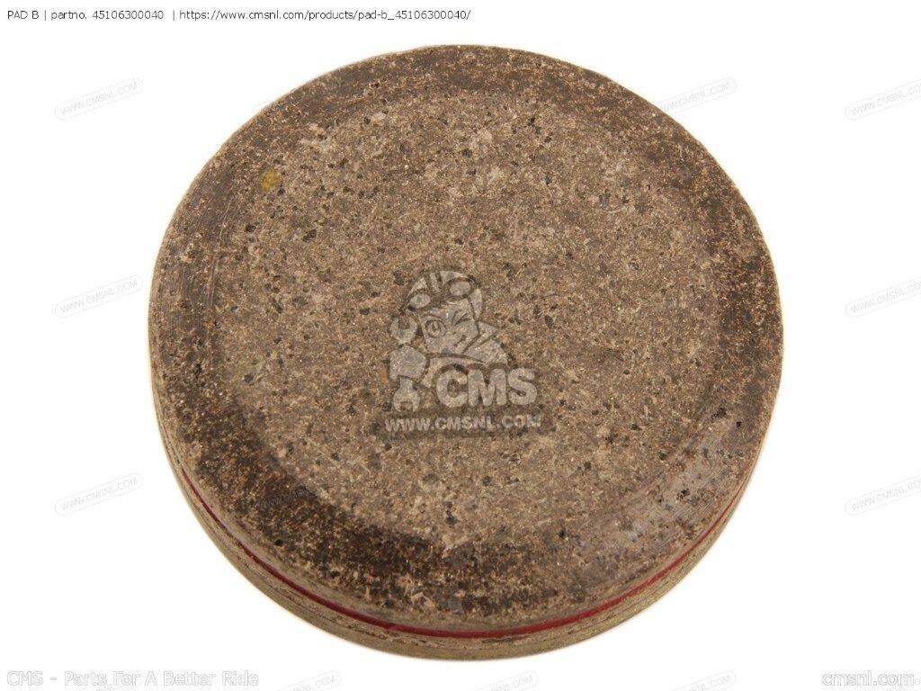CMS シーエムエス (45106-341-305) PAD B［45106300040］ CB450K3 JAPAN U.S.A CB4...