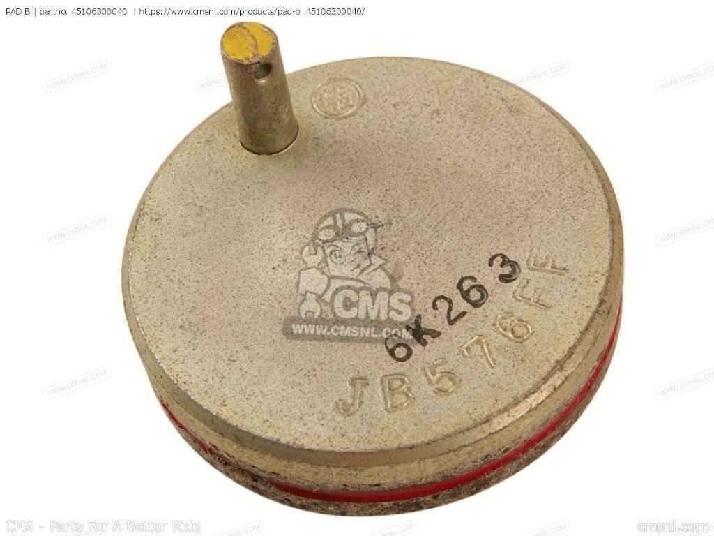 CMS シーエムエス (45106-341-305) PAD B［45106300040］ CB450K3 JAPAN U.S.A CB4...