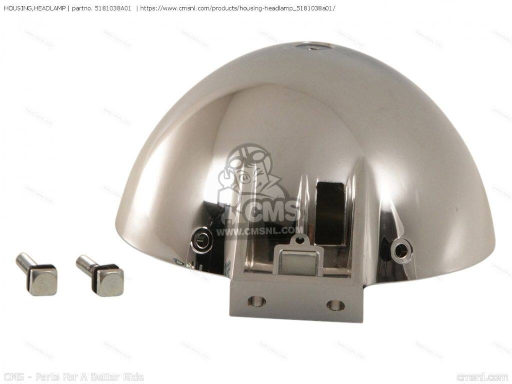 CMS シーエムエス (51810-38A03) HOUSING，HEADLAMP［5181038A01］ LS650 SAVAGE LS650F LS650P VS700GLEF INTRUDER VS700GLEP VS700GLF VS700GLP VS750GL VS750GLEF VS750GLEP VS750GLF VS750GLP VS800GL SUZUKI スズキ ヘッドライト 灯火類 電装系