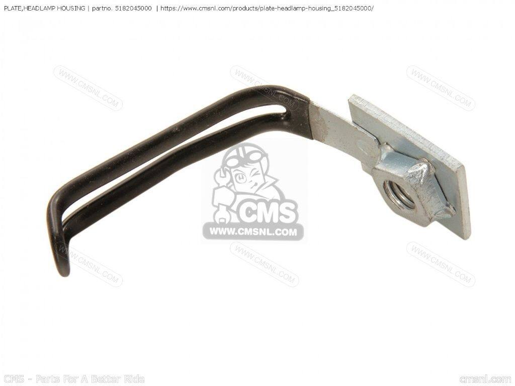 CMS シーエムエス (51820-45001) PLATE，HEADLAMP HOUSING［5182045000］ GP100 GP100E GP100U GP125 GP125U GS1100G GS500E GS550M GS650E GS650G GS650GT GS650M GS750T GS850G RG125U SP370 SP400 TS125 TS185 TS250 ZR50K ZR50KE SUZUKI スズキ ヘッドライト 灯火類