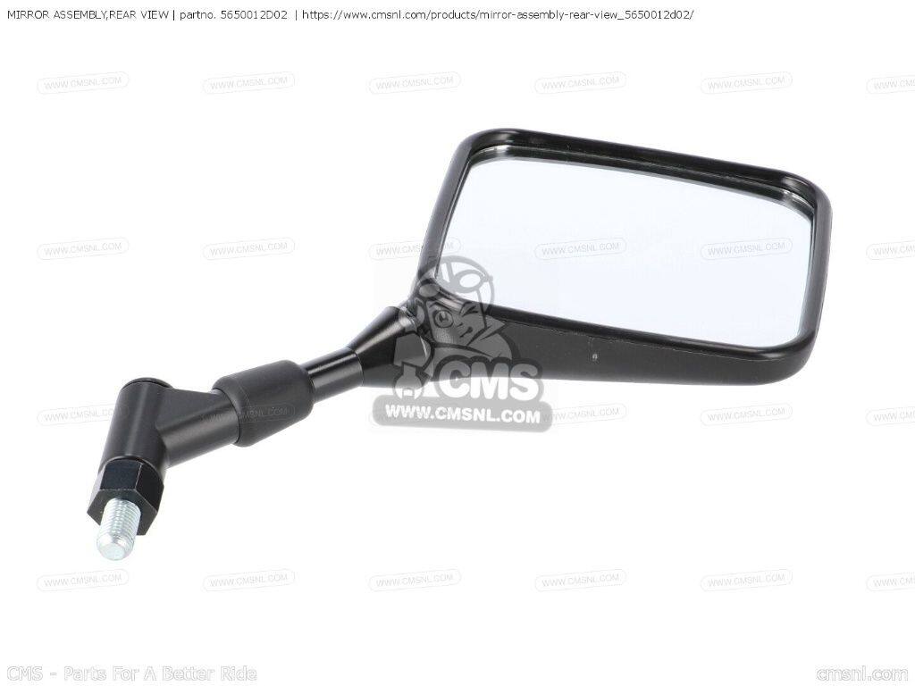 CMS シーエムエス (56500-06G30) MIRROR ASSEMBLY，REAR VIEW［5650012D02］ DR-Z400S DR650R DR650RE DR650REU DR650RSE DR650RSEU DR650RU DR650SE DR650SEU SUZUKI スズキ ミラー ハンドル