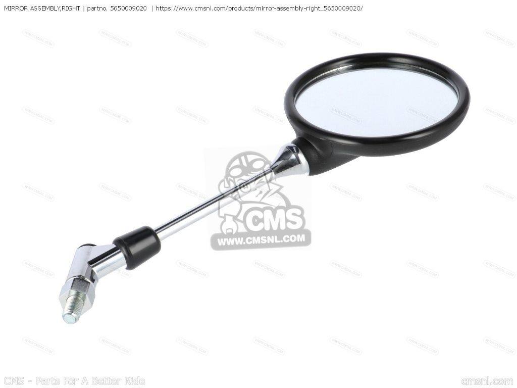 CMS シーエムエス (56500-09091) MIRROR ASSEMBLY，RIGHT［5650009020］ GSX550E GSX550EF GSX550ES SV650 SV650S TR50S SUZUKI スズキ ミラー ハンドル
