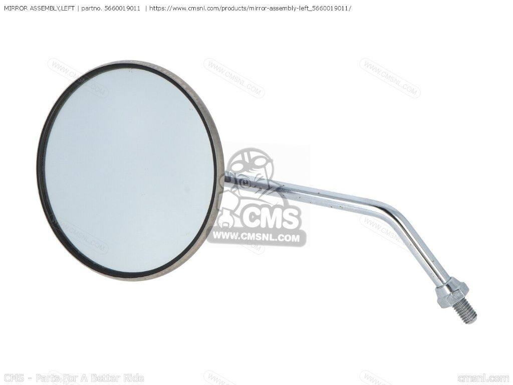 CMS シーエムエス (56600-19013) MIRROR ASSEMBLY，LEFT［5660019011］ ZR50SK SUZUKI スズキ ミラー ハンドル