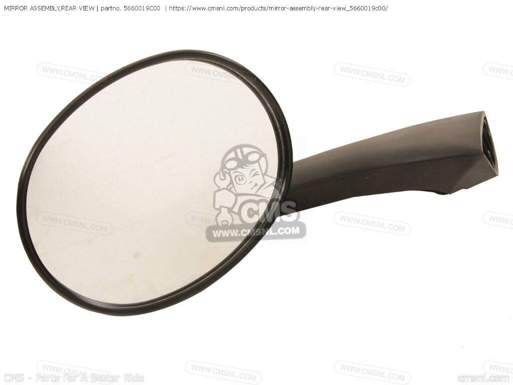 CMS シーエムエス (56600-20C31) MIRROR ASSEMBLY，REAR VIEW［5660019C00］ GSX600F KATANA GSX600FU GSX600FU2 GSX750F GSX750FSK SUZUKI スズキ ミラー ハンドル
