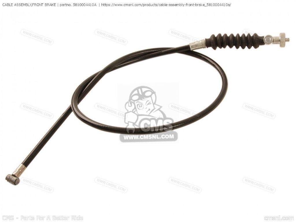 CMS シーエムエス (58110-04430) CABLE ASSEMBLY，FRONT BRAKE［5810004410A］ JR50 SUZUKI スズキ 配線・コード