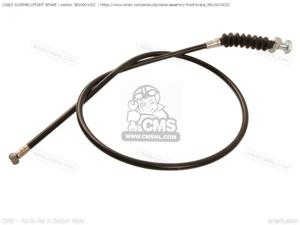 CMS シーエムエス (58110-04430) CABLE ASSEMBLY，FRONT BRAKE［5810004420］ JR50 JR50R SUZUKI スズキ 配線・コード