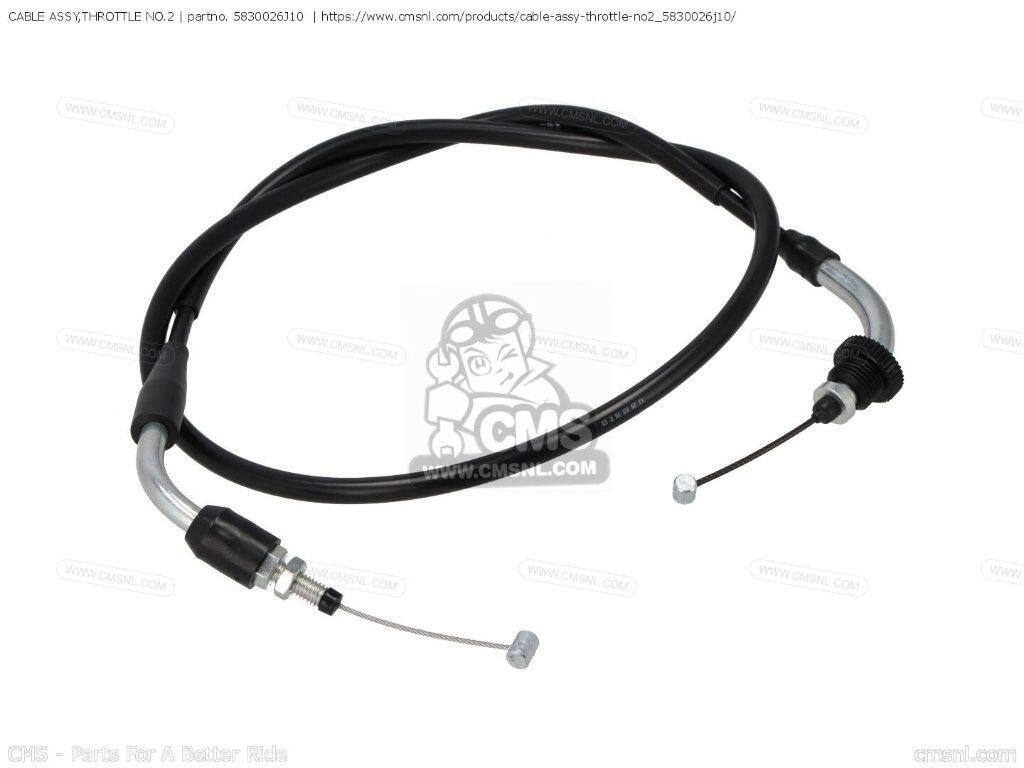 CMS シーエムエス (58300-26J11) CABLE ASSY，THROTTLE NO.2［5830026J10］ AN650 BURGMAN AN650Z EXECUTIVE SUZUKI スズキ スロットルワイヤー・アクセルワイヤー ハンドル周辺パーツ ハンドル