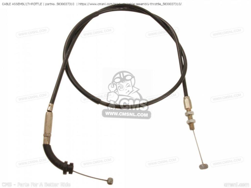 CMS シーエムエス (58300-37311) CABLE ASSEMBLY，THROTTLE［5830037310］ GN400T GN400TX GN400XT GN400XX SUZUKI スズキ スロットルワイヤー・アクセルワイヤー ハンドル周辺パーツ ハンドル