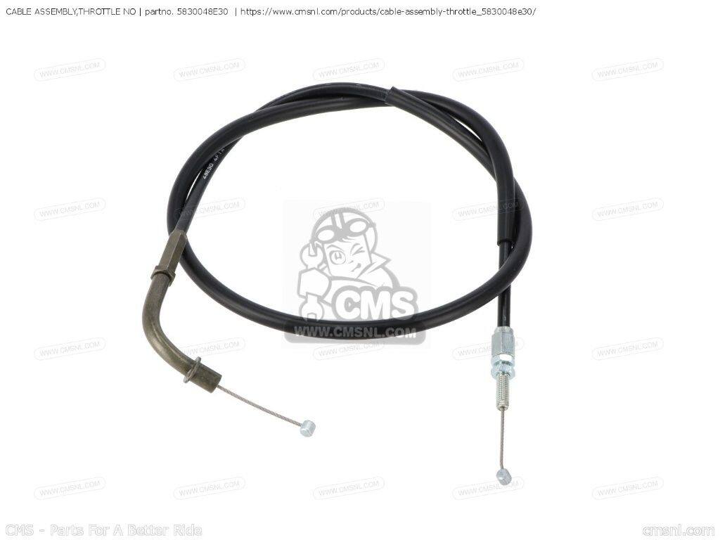 CMS シーエムエス (58300-48E3V) CABLE ASSEMBLY，THROTTLE NO［5830048E30］ VZ800 MARAUDER SUZUKI スズキ スロットルワイヤー・アクセルワイヤー ハンドル周辺パーツ ハンドル