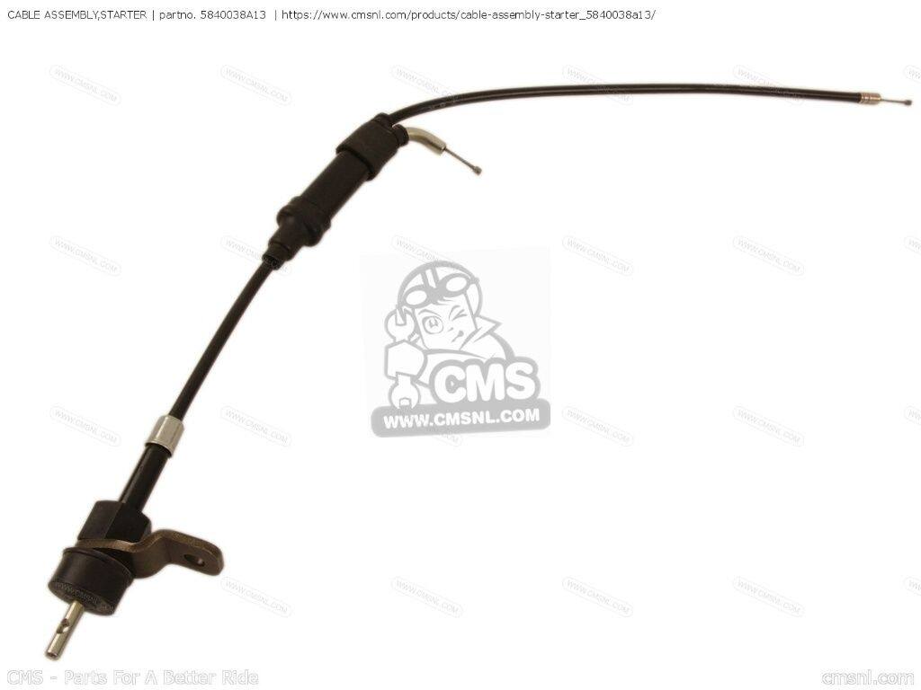 CMS シーエムエス (58400-38A14) CABLE ASSEMBLY，STARTER［5840038A13］ VS600GL VS600GLF VS600GLU VS800GL INTRUDER SUZUKI スズキ 配線・コード