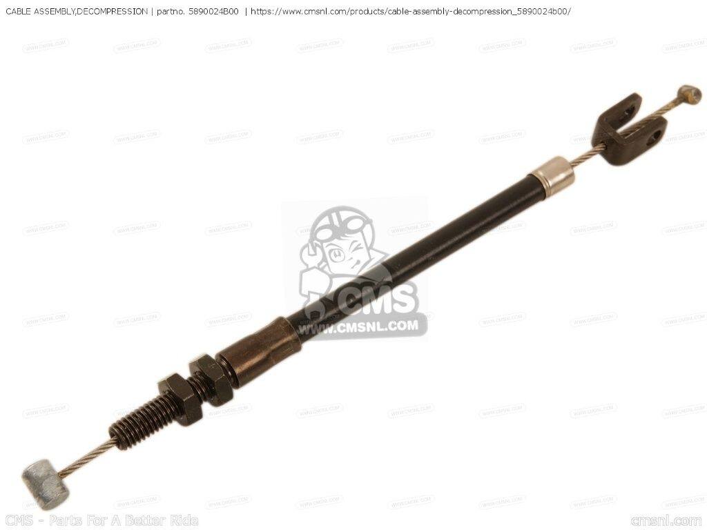CMS シーエムエス (58900-24B01) CABLE ASSEMBLY，DECOMPRESSION［5890024B00］ LS650 SAVAGE LS650F LS650P SUZUKI スズキ 配線・コード