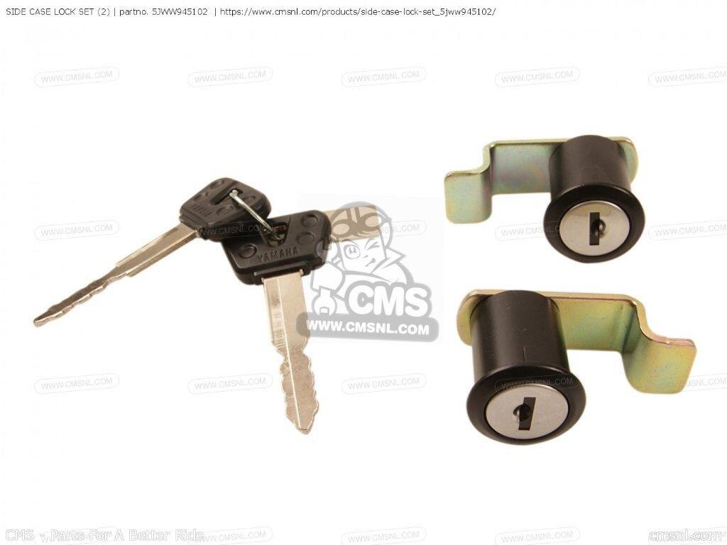 CMS シーエムエス (5P5-28406-01-00) SIDE CASE LOCK SET (2)［5JWW945102］ FJR1300 FJR1300C YAMAHA ヤマハ キーシリンダー・鍵 スイッチ・ハーネス関係 電装系