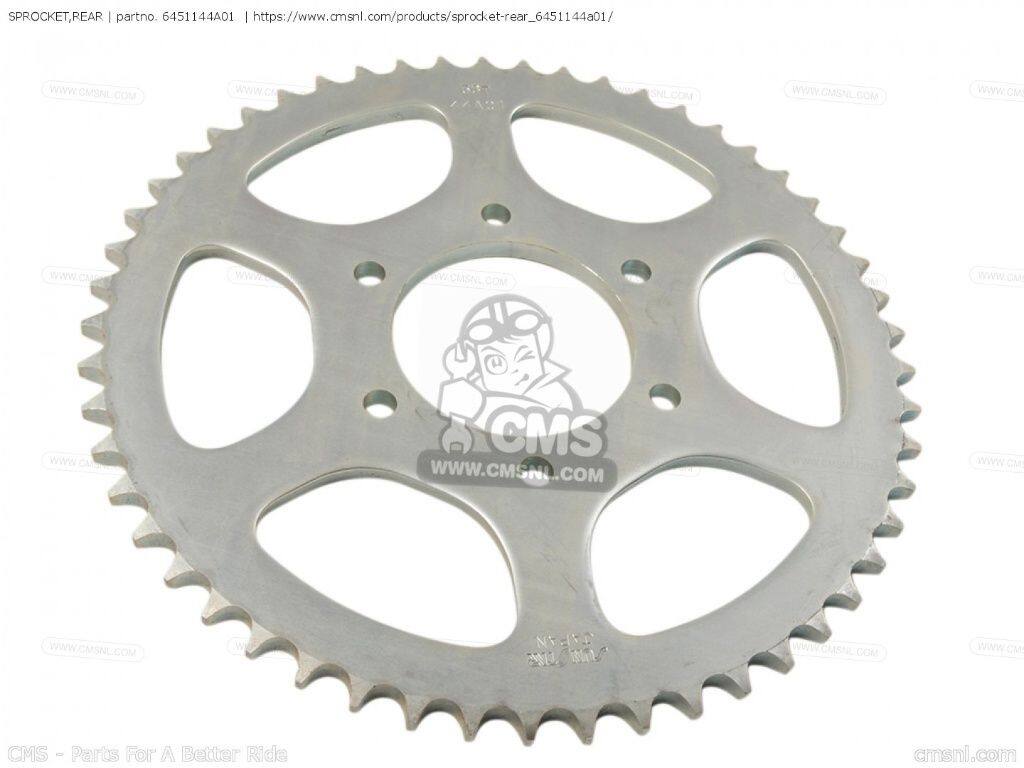 CMS シーエムエス (64511-44A02) SPROCKET，REAR［6451144A01］ DR125 DR125S DR125SE SP125 SUZUKI スズキ スプロケット 駆動系