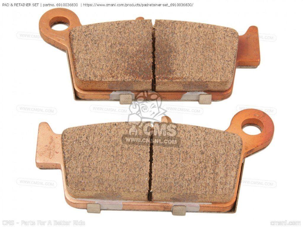 CMS シーエムエス (69100-36860) PAD ＆ RETAINER SET［6910036830］ RM125 RM250 SUZUKI スズキ ブレーキパッド ブレーキ