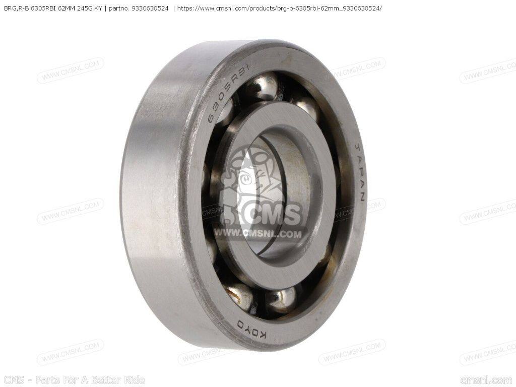 CMS シーエムエス (93306-30533-00) BRG，R-B 6305RBI 62MM 245G KY［9330630524］...