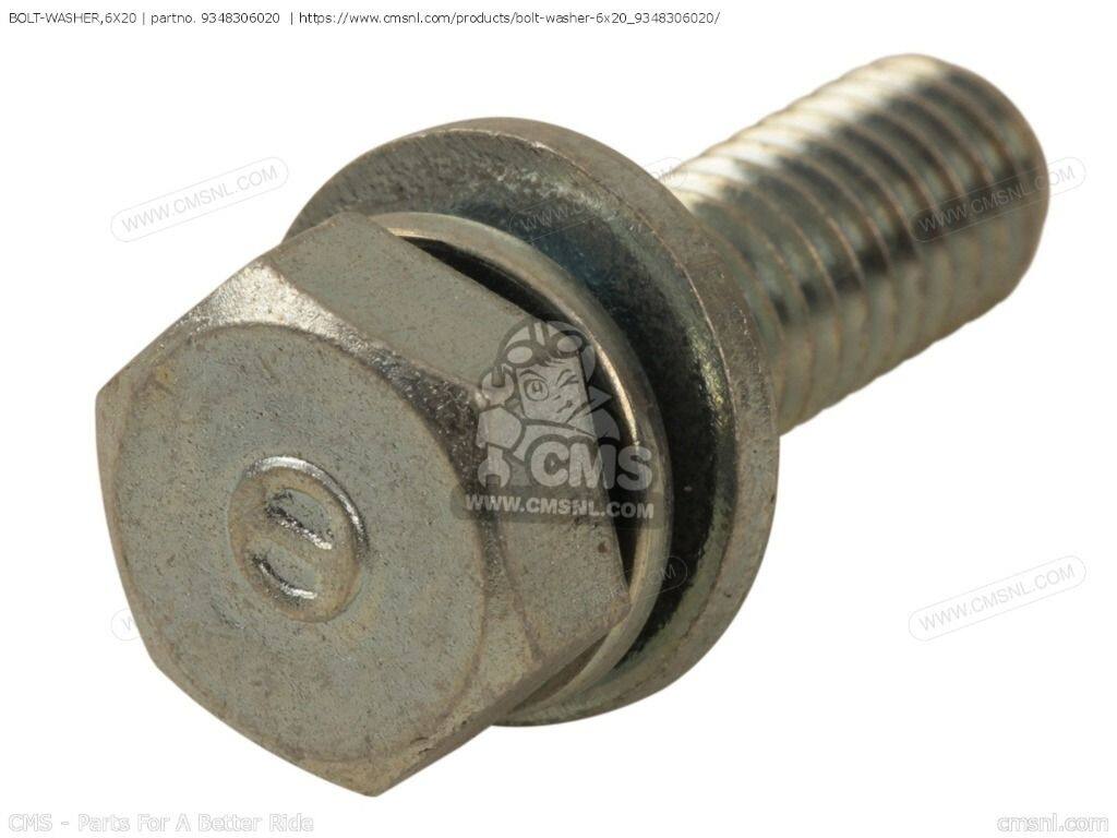 CMS シーエムエス (93403-0602000) BOLT-WASHER，6X20［9348306020］ XL80S HONDA ホンダ 汎用ボルト・ネジ