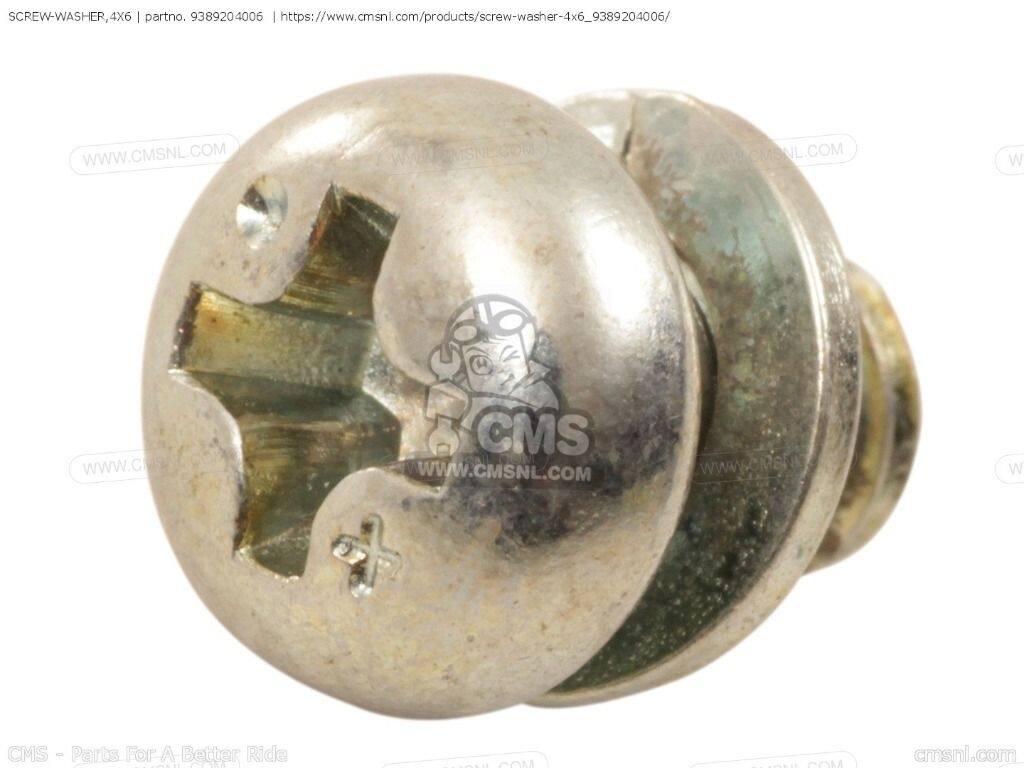 CMS シーエムエス (93892-0400600) SCREW-WASHER，4X6［9389204006］ CX500C HONDA ホンダ 汎用ボルト・ネジ