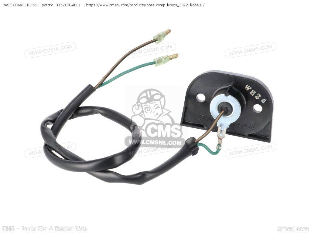 CMS シーエムエス BASE COMP.，LICENS［33721KGAE01］ CG125ES HONDA ホンダ ナン...