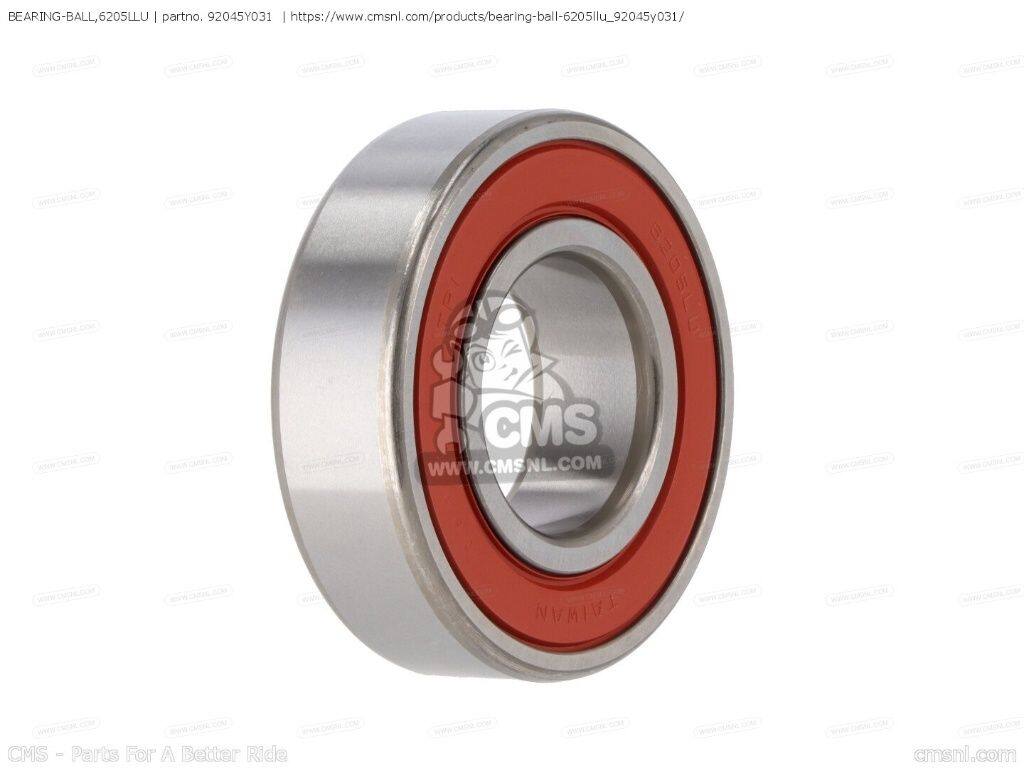 CMS シーエムエス BEARING-BALL，6205LLU［92045Y031］ KAWASAKI カワサキ ベアリング