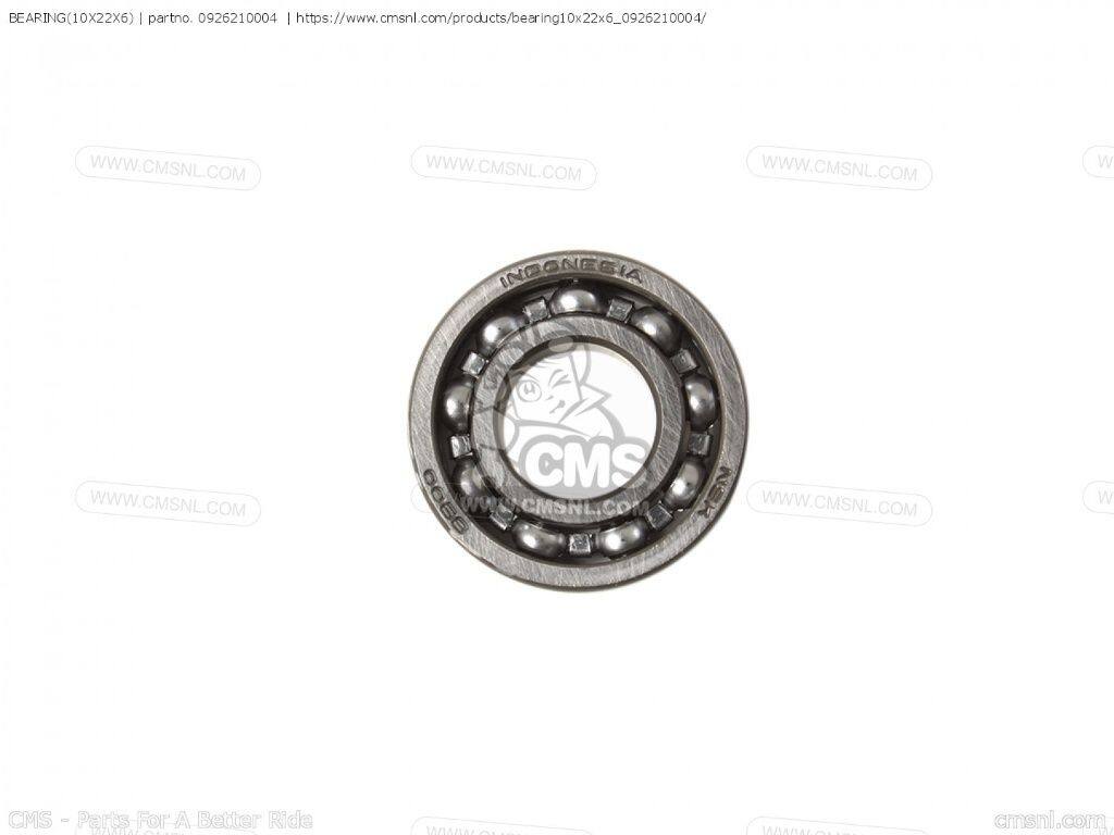 CMS シーエムエス BEARING(10X22X6)［0926210004］ RM125 RM250 VL800 BOULEVARD C...
