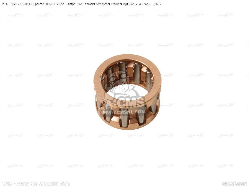 CMS シーエムエス BEARING(17X23X14)［0926317022］ CP80CH CS80C CS80L LT80 QUAD...
