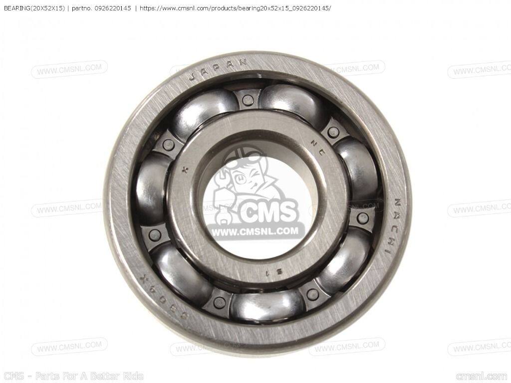 CMS シーエムエス BEARING(20X52X15)［0926220145］ DL650 VSTROM DL650AAEXAXAE V-STROM DL650AXA DL650UEXAXAUE DL650A DL650AXT DL650XA SFV650 GLADIUS SFV650A SV650 SV650AUA SV650A SV650S SV650SF SV650XA SUZUKI スズキ ベアリング