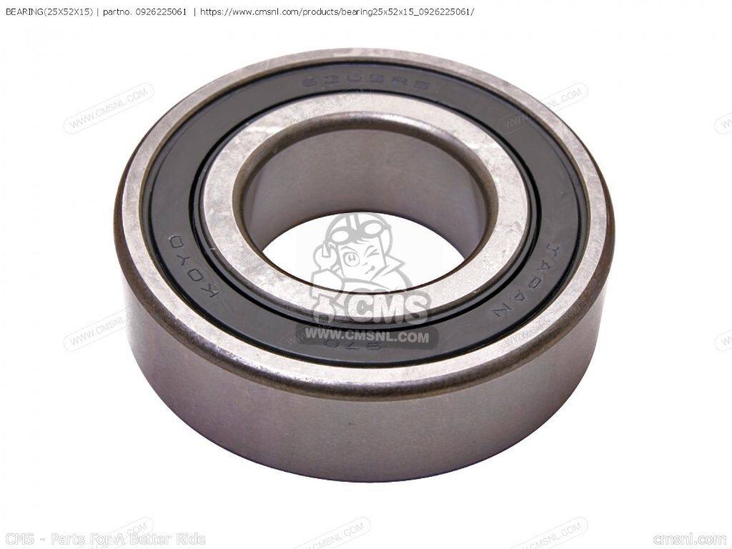 CMS シーエムエス BEARING(25X52X15)［0926225061］ KAWASAKI カワサキ SUZUKI スズキ YAMAHA ヤマハ ベアリング