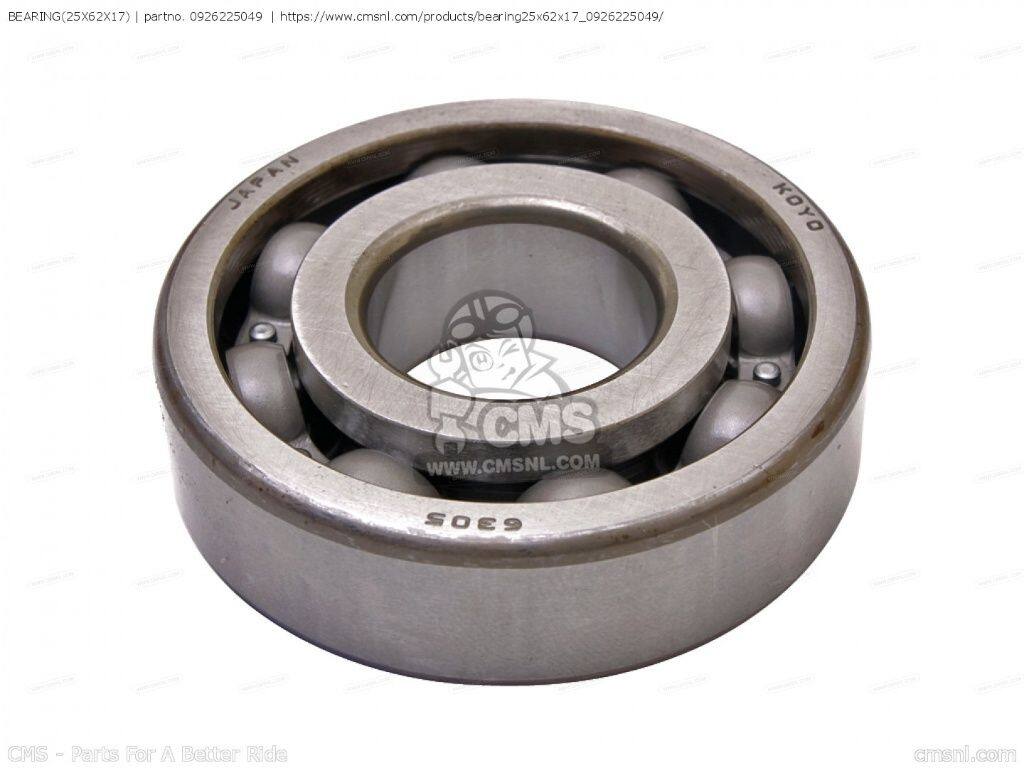 CMS シーエムエス BEARING(25X62X17)［0926225049］ DS100 DS125 RG125 RG125A RG1...
