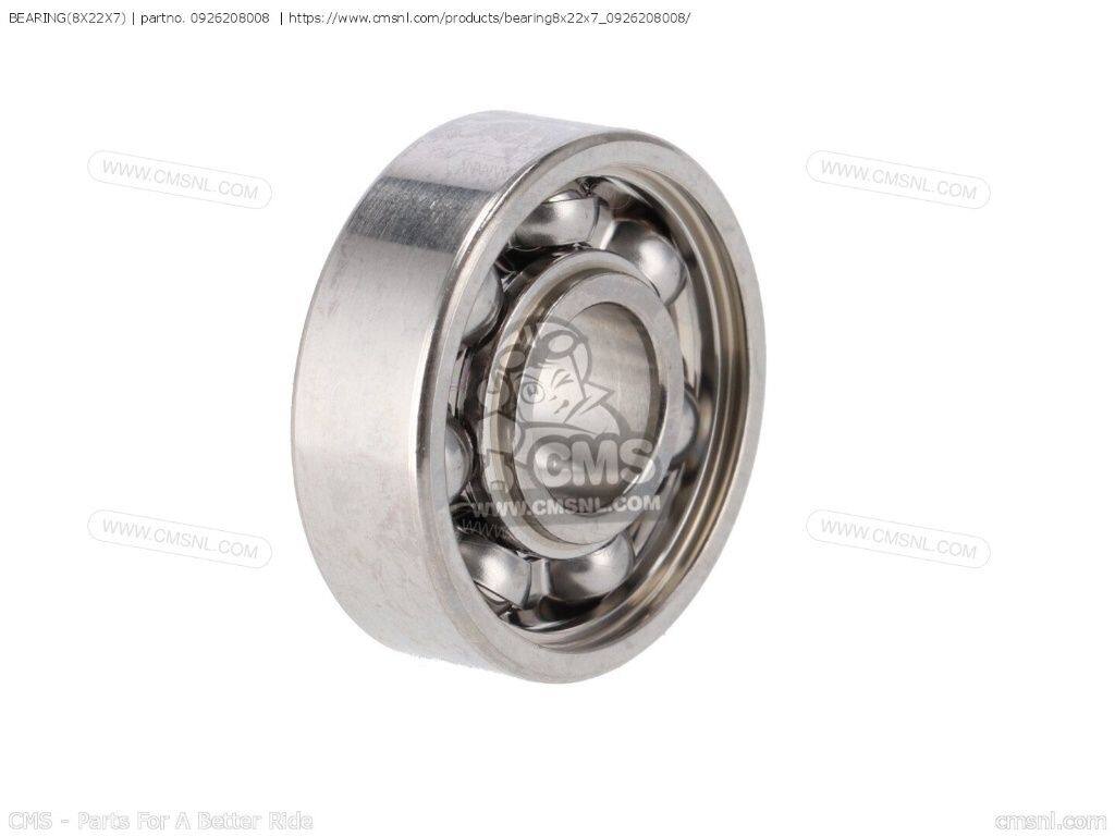 CMS シーエムエス BEARING(8X22X7)［0926208008］ CP50 CHF CP50CH CP80CH LT80 QUAD SPORT SUZUKI スズキ ベアリング
