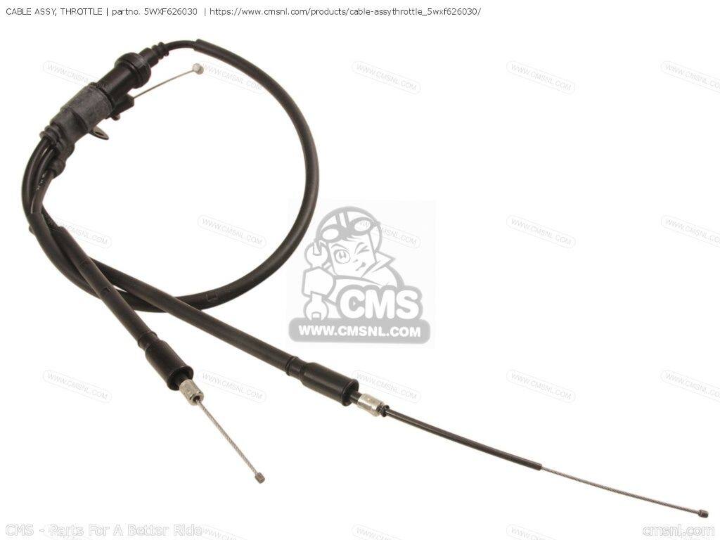 CMS シーエムエス CABLE ASSY， THROTTLE［5WXF626030］ TZR50 YAMAHA ヤマハ スロ...
