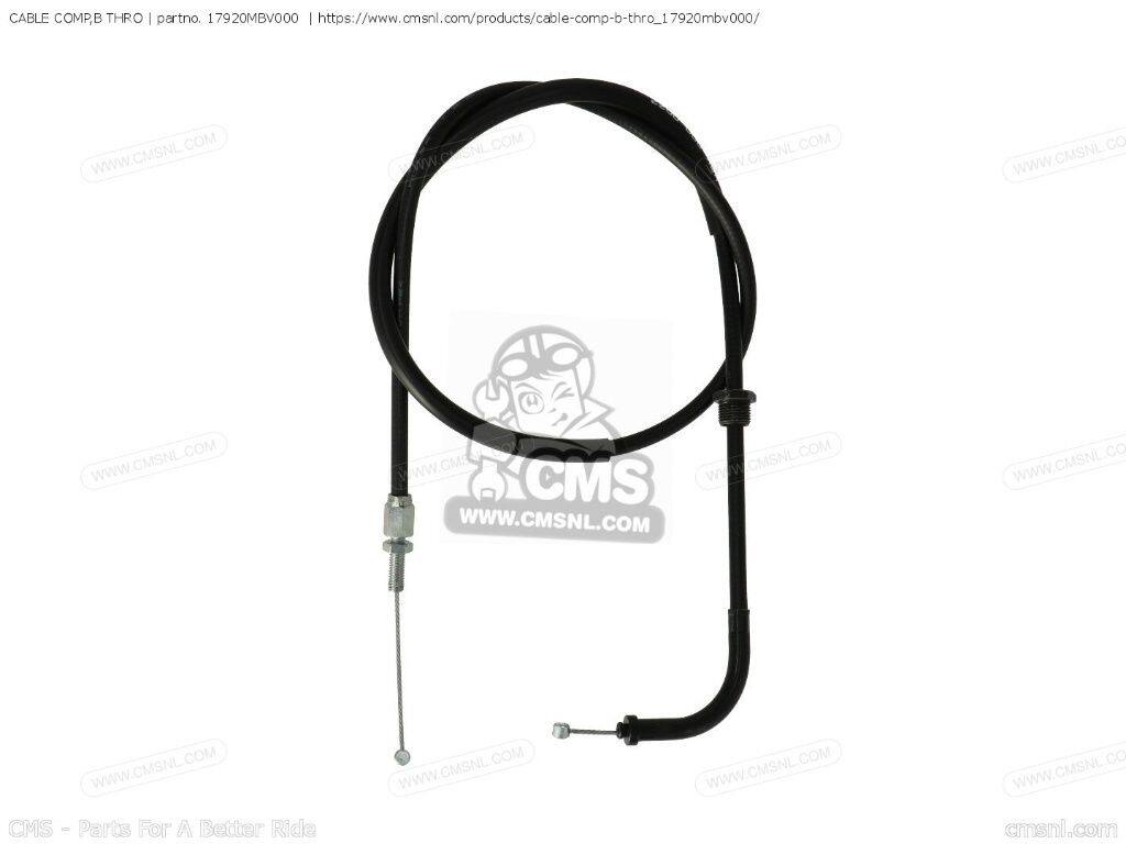 CMS シーエムエス CABLE COMP，B THRO［17920MBV000］ CB400SS CL400 HONDA ホンダ スロットルワイヤー・アクセルワイヤー ハンドル周辺パーツ ハンドル