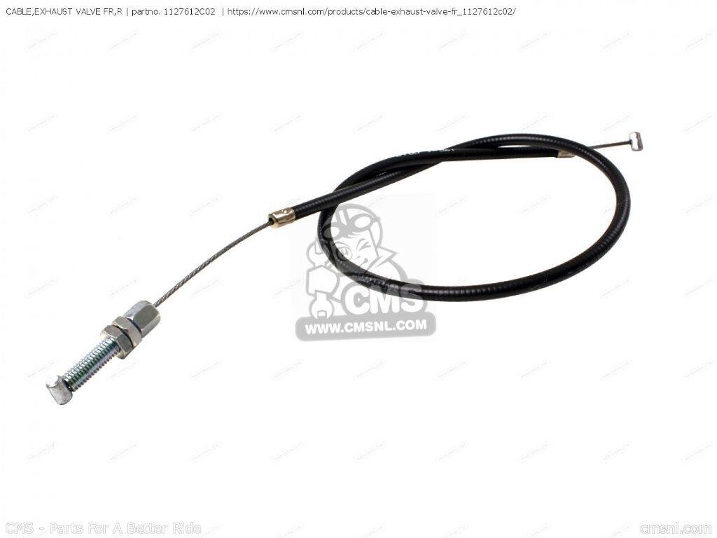 CMS シーエムエス CABLE，EXHAUST VALVE FR，R［1127612C02］ RGV250 SUZUKI スズキ メーターケーブル メーター・インジケーター関係 電装系