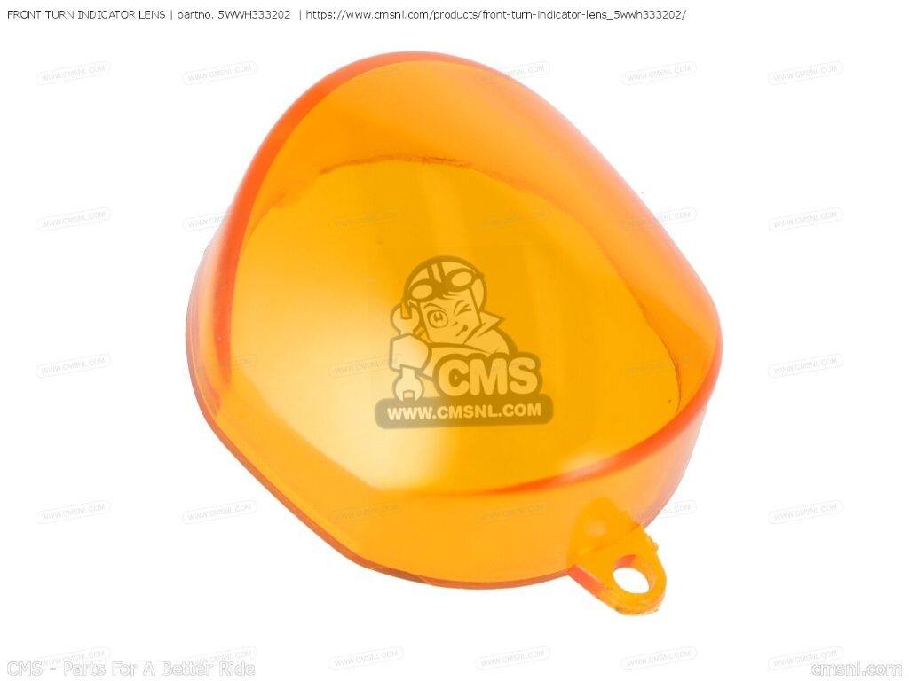 CMS シーエムエス CABOCHON DE CLIGNOTANT［5WWH333202］ CW50 CW50E CW50L CW50S YAMAHA ヤマハ ウインカーレンズ 灯火類 電装系