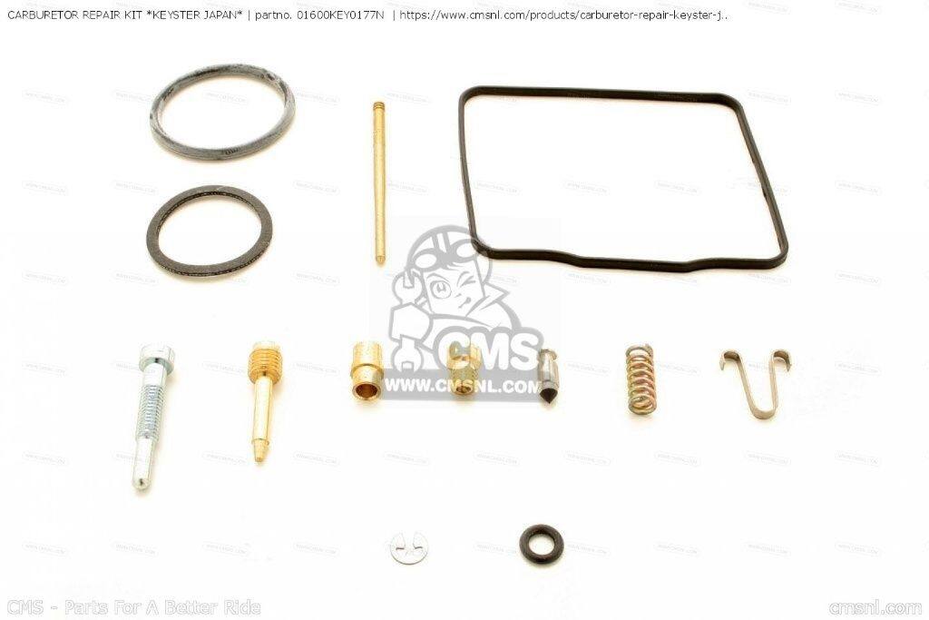 化油器 - CMS シーエムエス CARBURETOR REPAIR KIT ’KEYSTER JAPAN’［01600KEY0177N］ HONDA ホンダ キャブレターオーバーホールキット 吸気関連 エンジン