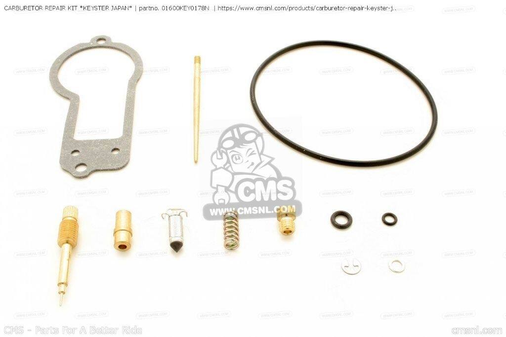 CMS シーエムエス CARBURETOR REPAIR KIT ’KEYSTER JAPAN’［01600KEY0178N］ HONDA...